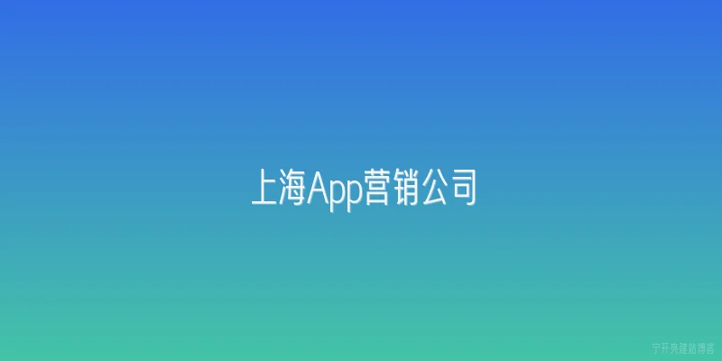 上海App营销公司