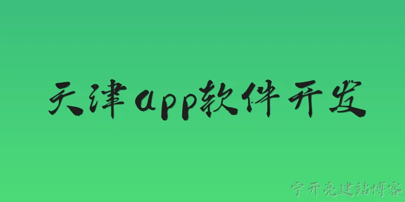 天津app软件开发:天津app软件开发行业的发展现状如何？