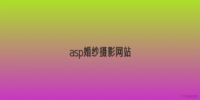 asp婚纱摄影网站