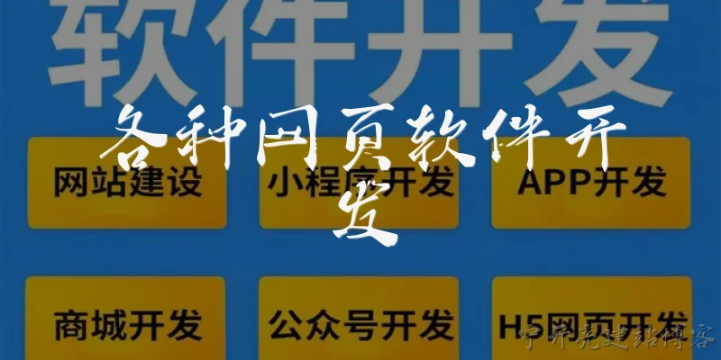 各种网页软件开发