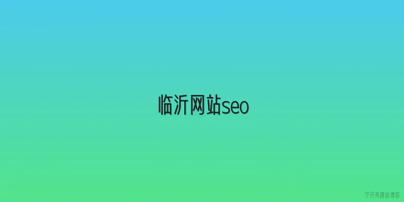 临沂网站seo