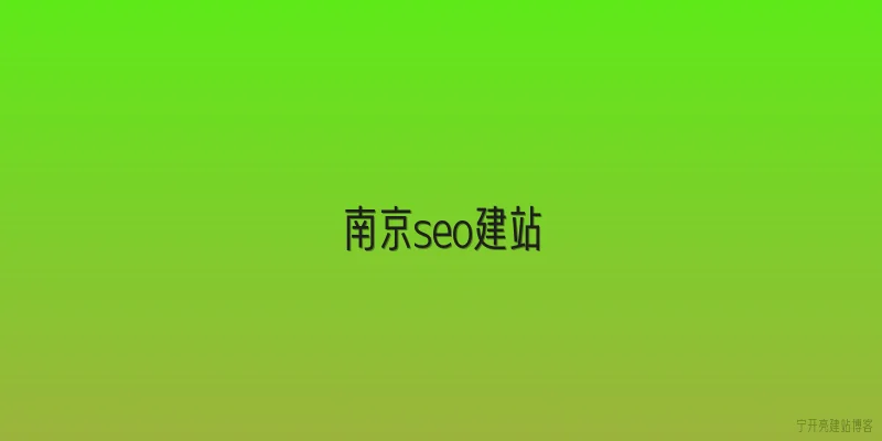 南京seo建站