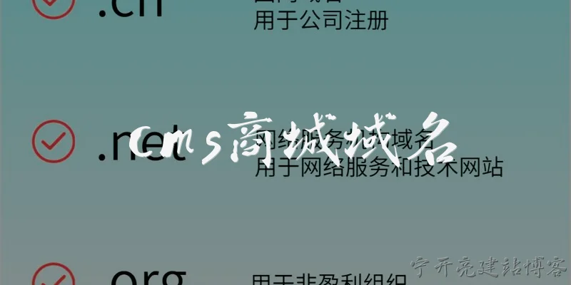 cms商城域名