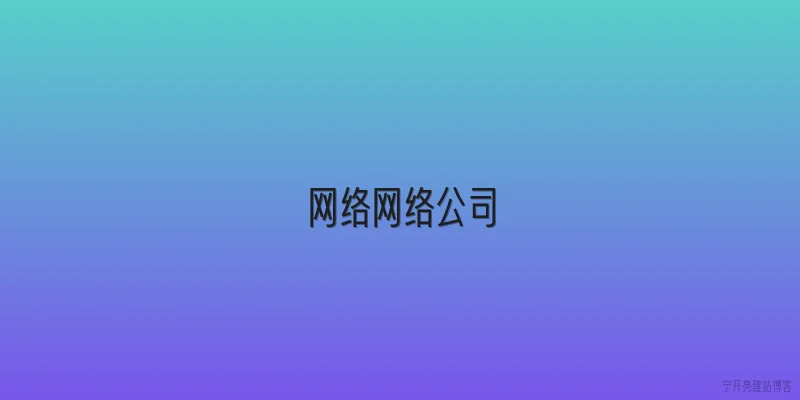 网络网络公司