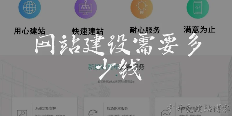 网站建设需要多少钱